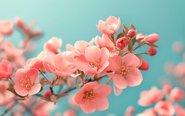 Spring Blossoms Dancing in Colorful Splendor