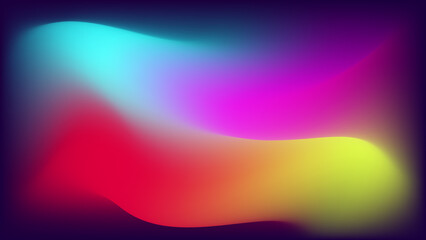 Smooth gradient shapes background. Colorful abstract shapes with blurred texture.