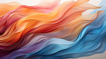 Fototapeta premium Pattern texture with color waves