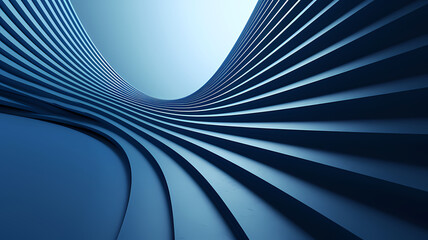 Naklejka premium 3D Abstract Artwork in Shades of Blue. Blue Background