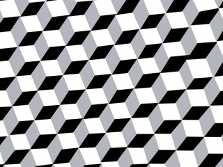 black and white 3d pattern background