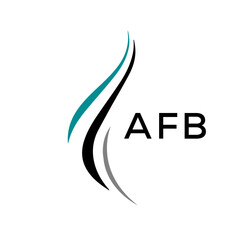 AFB Letter logo design template vector. AFB Business abstract connection vector logo. AFB icon circle logotype.

