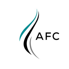 AFC Letter logo design template vector. AFC Business abstract connection vector logo. AFC icon circle logotype.
