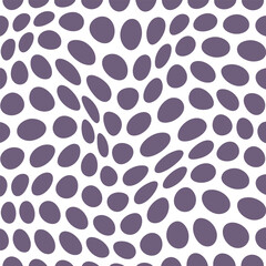 simple abstract lite fig color big polka dot wavy distort pattern