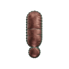 Copper balloon Exclamation ! symbol