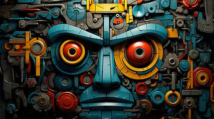 background with graffiti