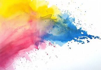 Abstract Watercolor Painting Background with