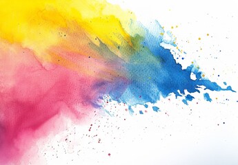 Abstract Watercolor Painting Background with