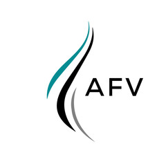 AFV Letter logo design template vector. AFV Business abstract connection vector logo. AFV icon circle logotype.
