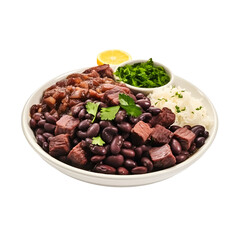 Fototapeta premium Feijoada in transparent background