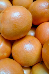 close up detail of juice oranges