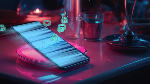 Smartphones receive likes, social media thumbs up and email notifications