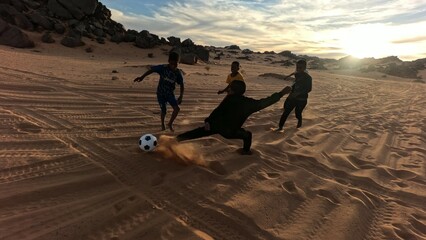 Soccer in the desert 