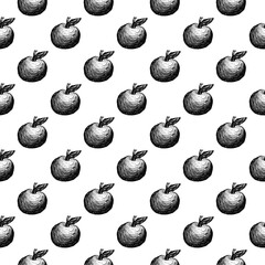 Seamless pattern, fruity seamless, background , black background 