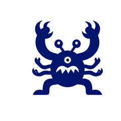 Monsters and Aliens vector set