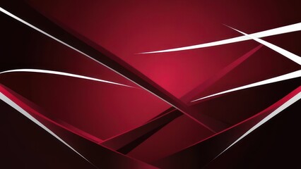 Dark red background with abstract graphic elements for presentation background design.  generative, ai.