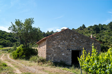 old house in the mountains,  pyrénées orientales