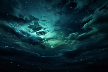 Fototapeta premium Dramatic night sky,ai generated