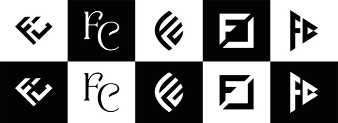 FU logo. F U design. White FU letter. FU, F U letter logo  FU design. Initial letter FU linked circle uppercase monogram logo. F U letter logo FU vector design. FU letter logo design five style.	
