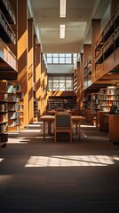 Cozy Library_Interior with sitting arrangement and Lots of Books