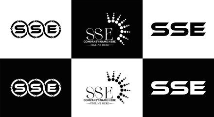SES logo. S E S design. White SES letter. SES, S E S letter logo SET design. Initial letter SES linked circle uppercase monogram logo. S E S letter logo SET vector design. SES letter logo design five 