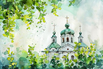 The Orthodox Church for the Easter holiday in the spring