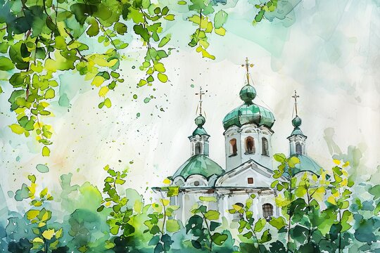 The Orthodox Church for the Easter holiday in the spring