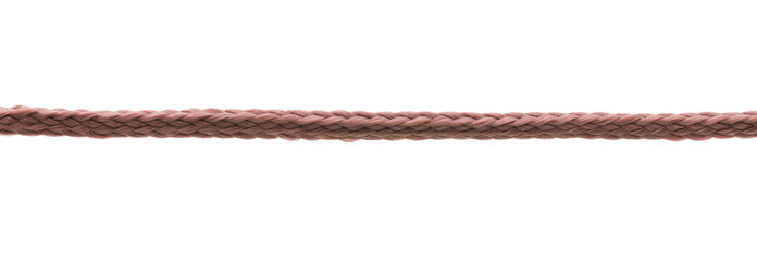 Brown rope isolated on transparent background (PNG File)