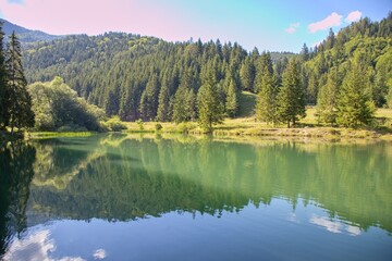 Čutkovská valley by Ruzomberok in summer, Slovakia