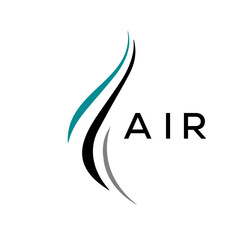 AIR Letter logo design template vector. AIR Business abstract connection vector logo. AIR icon circle logotype.
