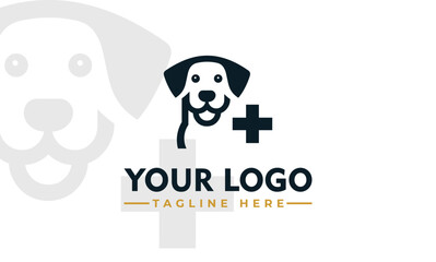 Dog vector logo design Vintage Paw logo vector for Dog Lover 