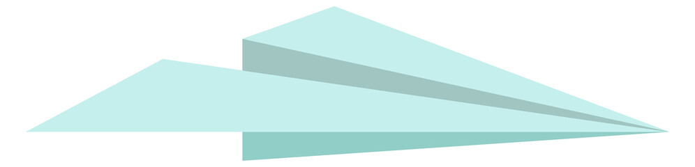 Obraz premium Paper plane icon. Origami airplane toy symbol