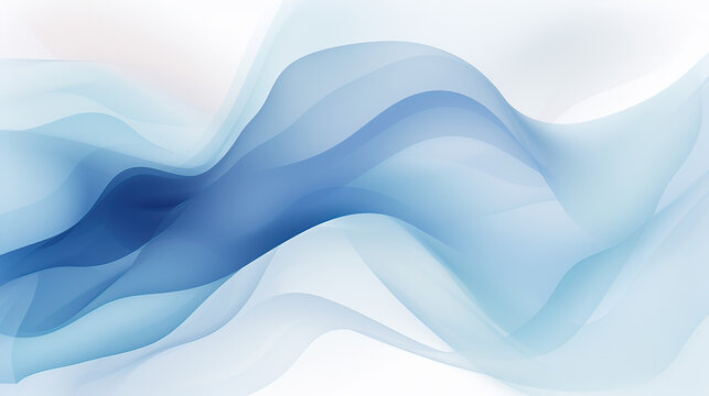 Abstract background with a Chambray Blue color scheme, fluid shapes, soft lighting, and dreamlike elements to produce a visually captivating and imaginative composition Ai Generative