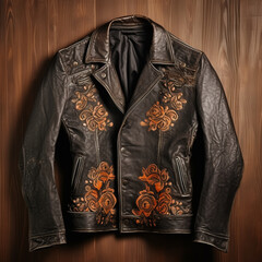 leather jacket on a mannequin