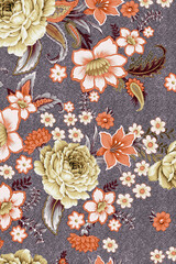 Obraz na płótnie Canvas beautiful floral and chintz motif for digital textile printing use