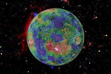 Extrasolar planet. The elements of this image furnished by NASA.