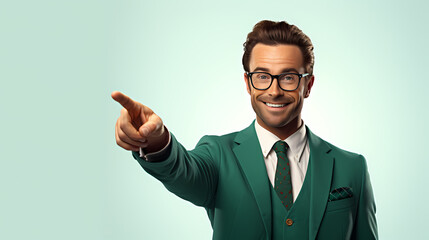 businessman pointing at you