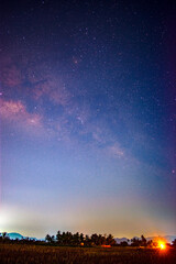 Look up and be amazed by the countless stars lighting up the night sky