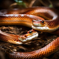 Fototapeta premium close up of a python