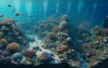 Corail sous marin