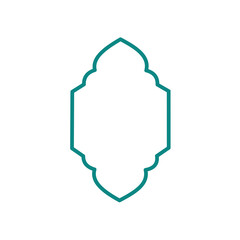 Islamic window frame