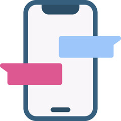 Chatting phone icon