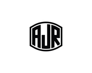 AJR logo design vector template