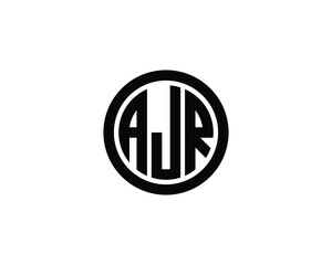 AJR logo design vector template