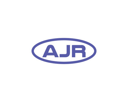 AJR logo design vector template