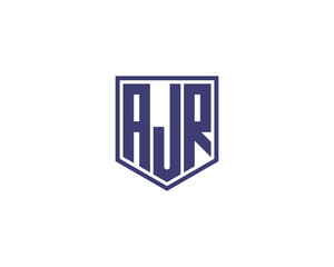 AJR logo design vector template