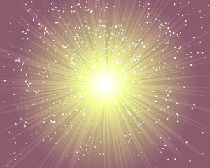 カラー効果線　強調や閃光の集中線