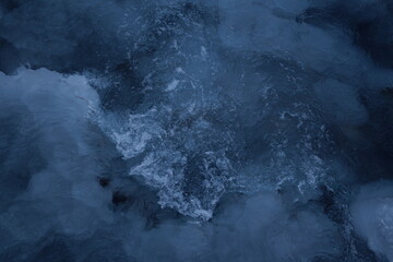 Icy water