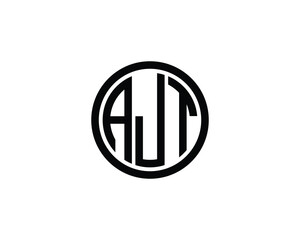 AJT Logo design vector template