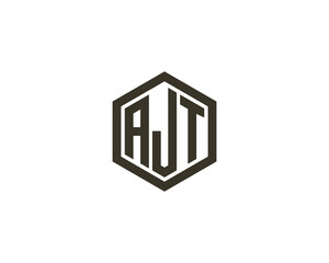 AJT Logo design vector template